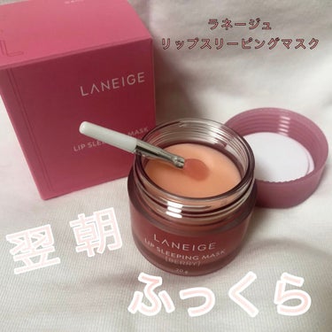 🧺｜LANEIGE リップ スリーピングマスク

冬の乾燥する季節ですね〜❄️
唇もカサカサする！！！

以前はLUSHのリップスクラブを使ってたんですが終わっちゃったので最近有名の#LANEIGE ス