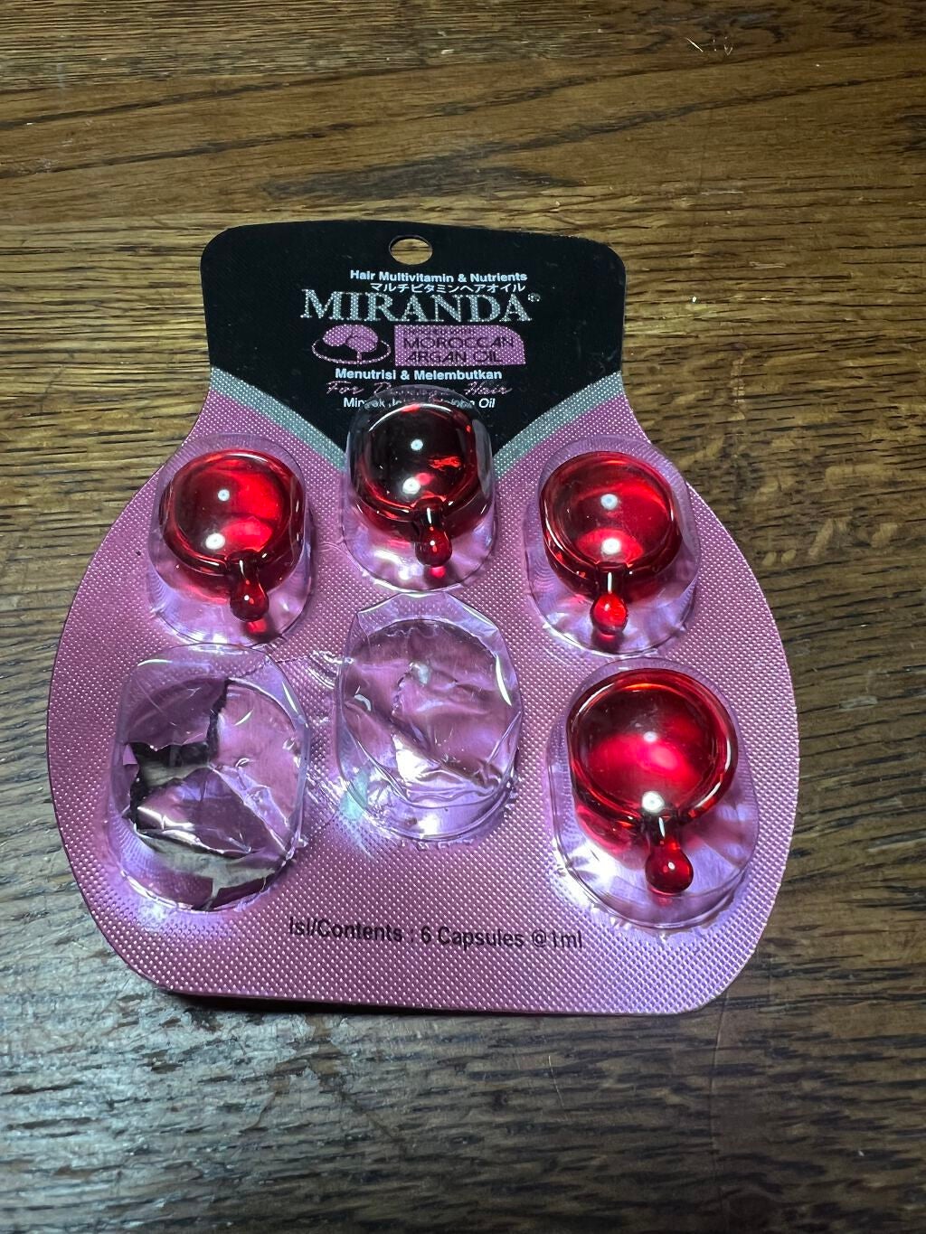 ヘアビタミン デイリーケアヘアオイル/MIRANDA/ヘアオイルを使ったクチコミ(1枚目)