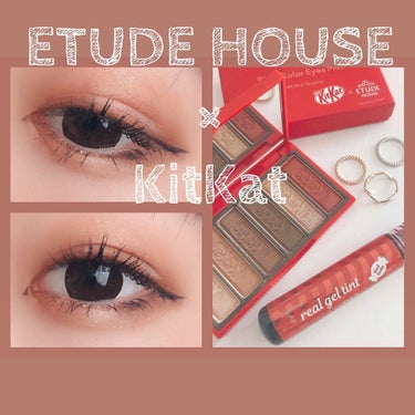 プレイカラーアイズ ミニ #キットカットオリジナル/ETUDE/アイシャドウパレットを使ったクチコミ（1枚目）