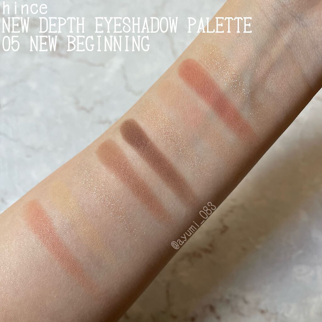 ニューデップスアイシャドウパレット/hince/アイシャドウパレットを使ったクチコミ(2枚目)