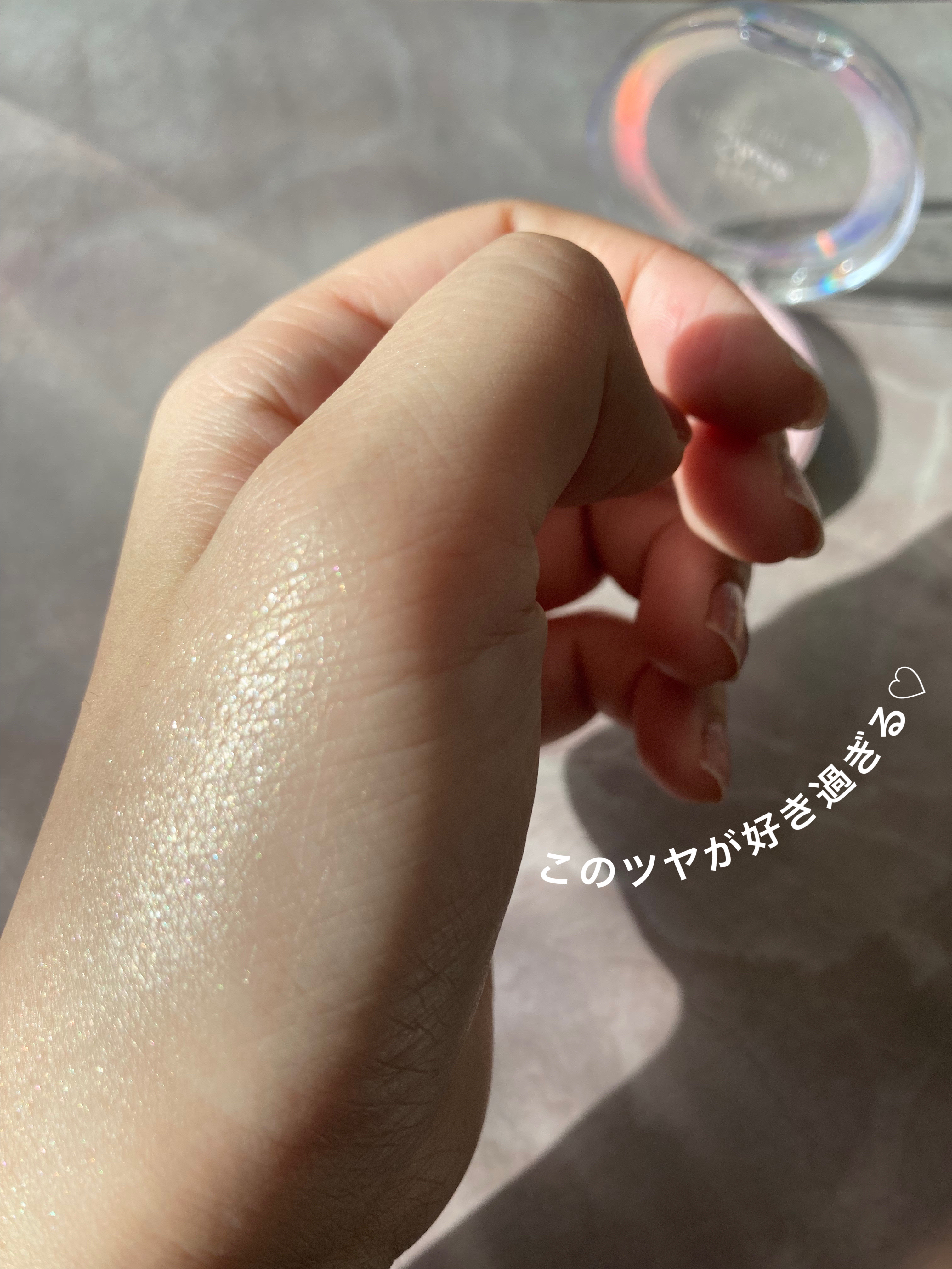 フェイスシャインハイライト スターライト/ETUDE/パウダーハイライトを使ったクチコミ（2枚目）