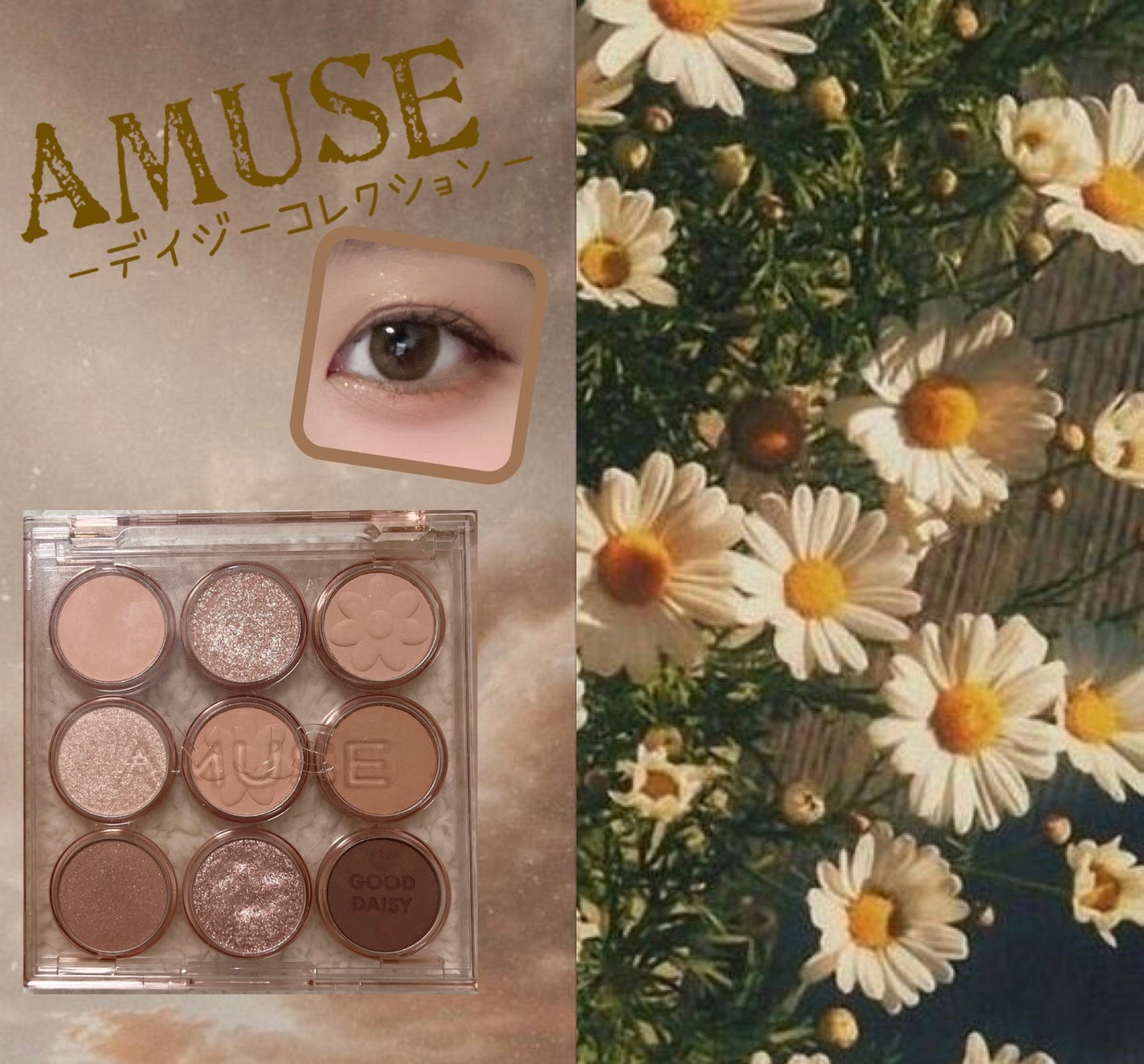 アイカラーパレット/AMUSE/アイシャドウパレットを使ったクチコミ(1枚目)