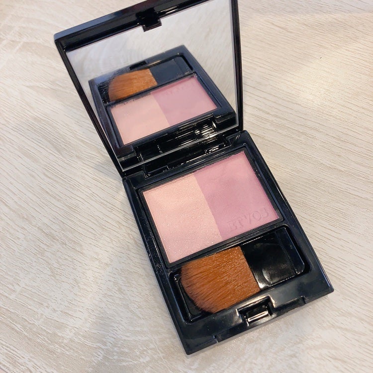 ミネラルプレストチーク/エトヴォス/パウダーチークを使ったクチコミ(1枚目)