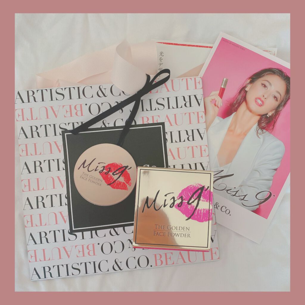 ミスナイン ザ ゴールデンフェイスパウダー/ARTISTIC&CO./ルースパウダーを使ったクチコミ(2枚目)