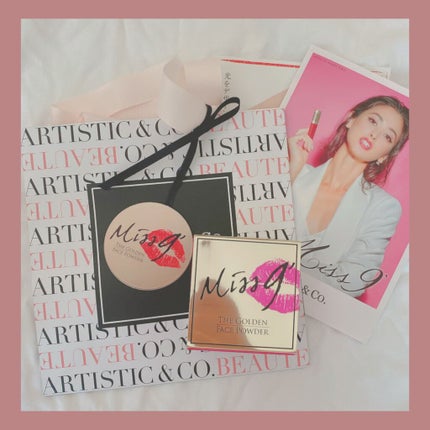 ミスナイン ザ ゴールデンフェイスパウダー/ARTISTIC&CO./ルースパウダーを使ったクチコミ(2枚目)