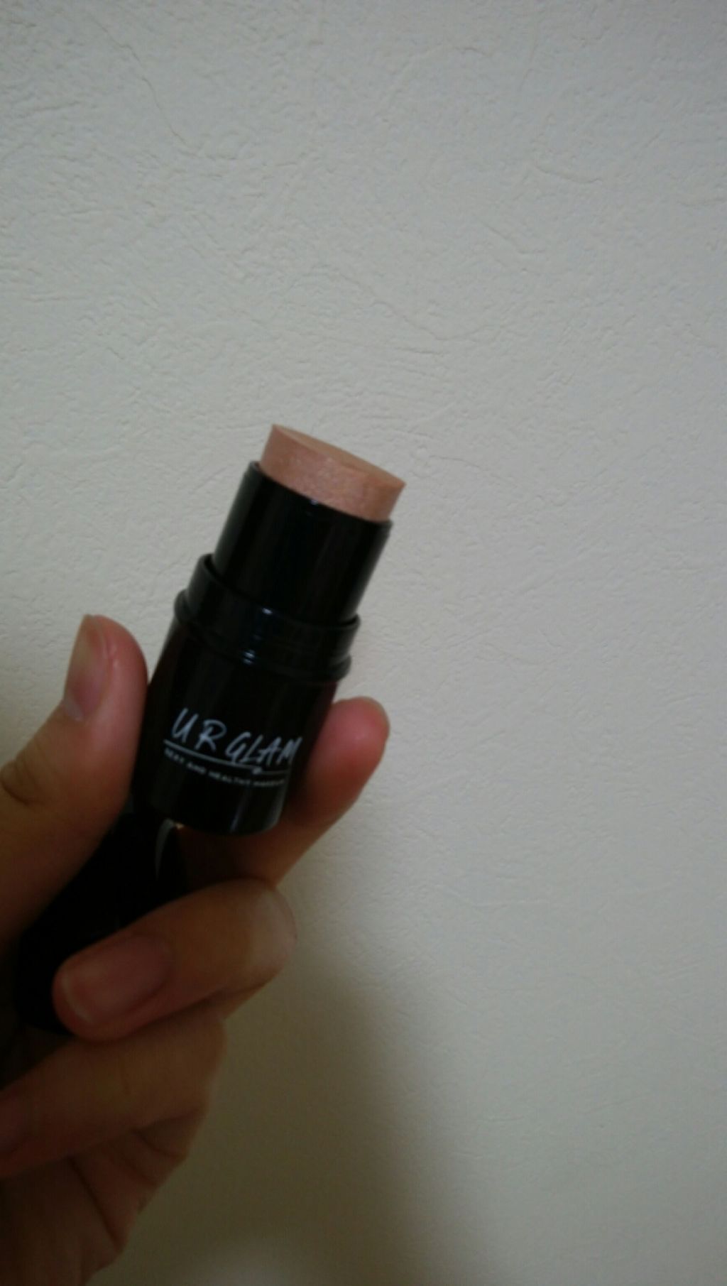 UR GLAM FACE GLOSS STICK/U R GLAM/ジェル・クリームチークを使ったクチコミ(2枚目)