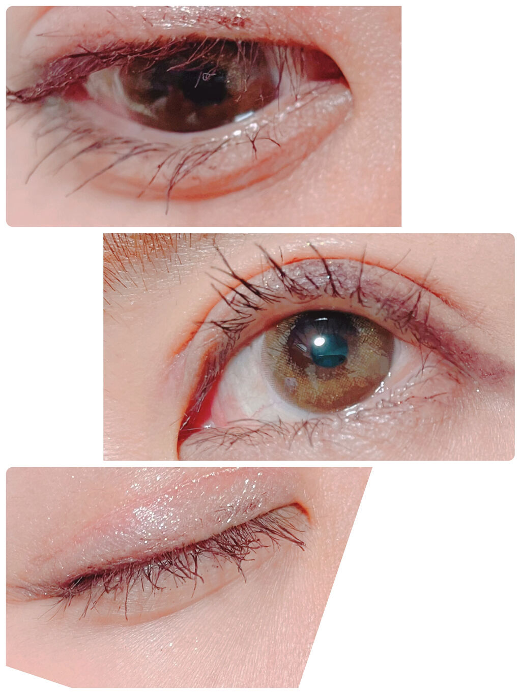 ロング&カールマスカラ 38 DARK BROWN/#4me by GU/マスカラを使ったクチコミ（2枚目）