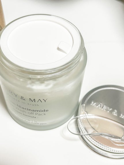 レモンナイアシンアミドグロウウォッシュオフパック /MARY&MAY/洗い流すパック・マスクを使ったクチコミ(4枚目)