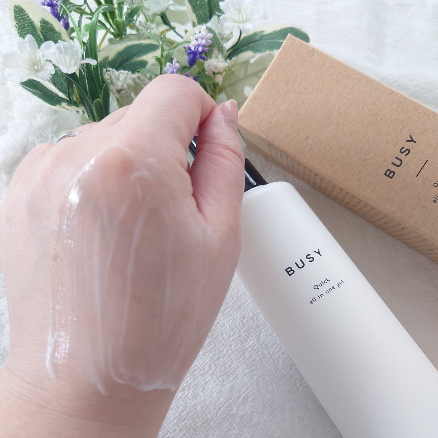ビジー クイック オールインワンジェル/BUSY/オールインワン化粧品を使ったクチコミ(4枚目)