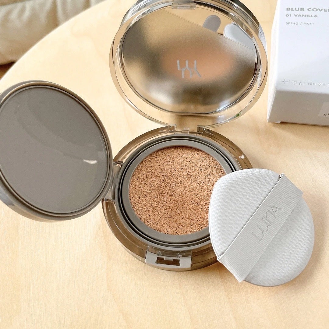 ブラーカバークッション/LUNA/クッションファンデーションを使ったクチコミ(2枚目)