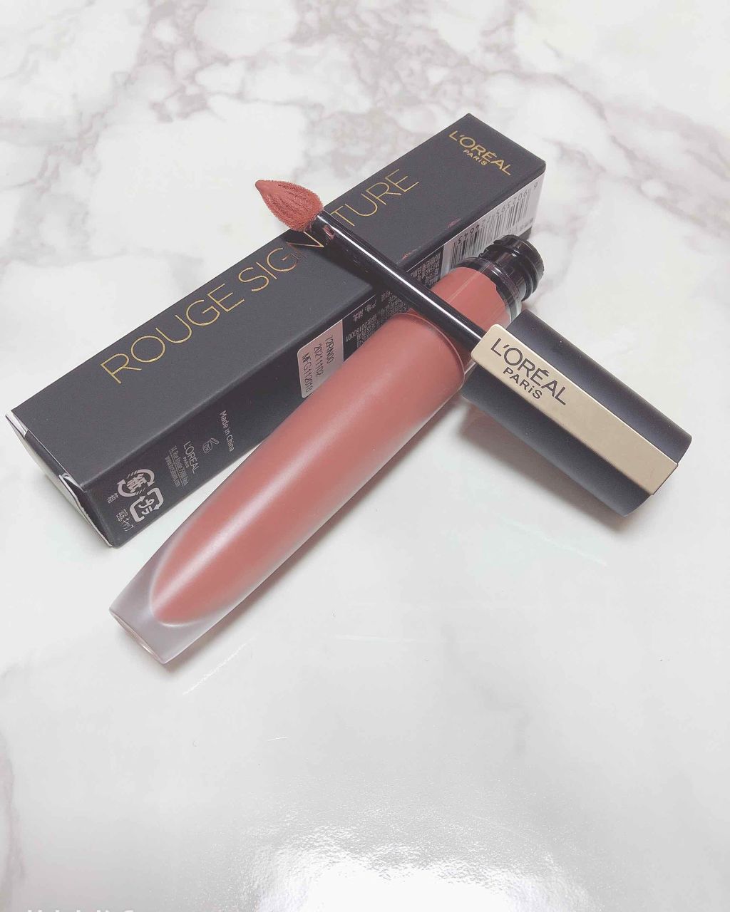 ルージュシグネチャー /ロレアル パリ/リップグロスを使ったクチコミ(1枚目)