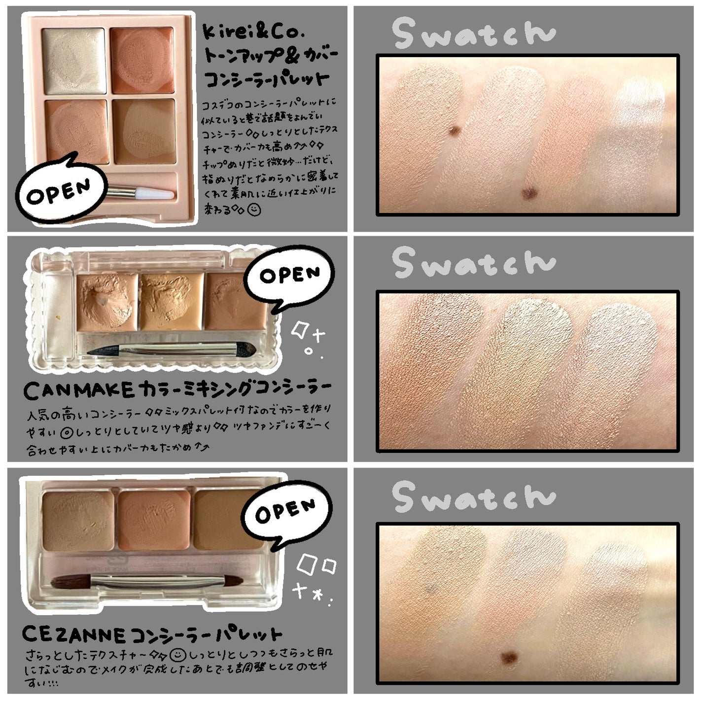 カバー&ストレッチコンシーラー UV/キャンメイク/リキッドコンシーラーを使ったクチコミ(2枚目)