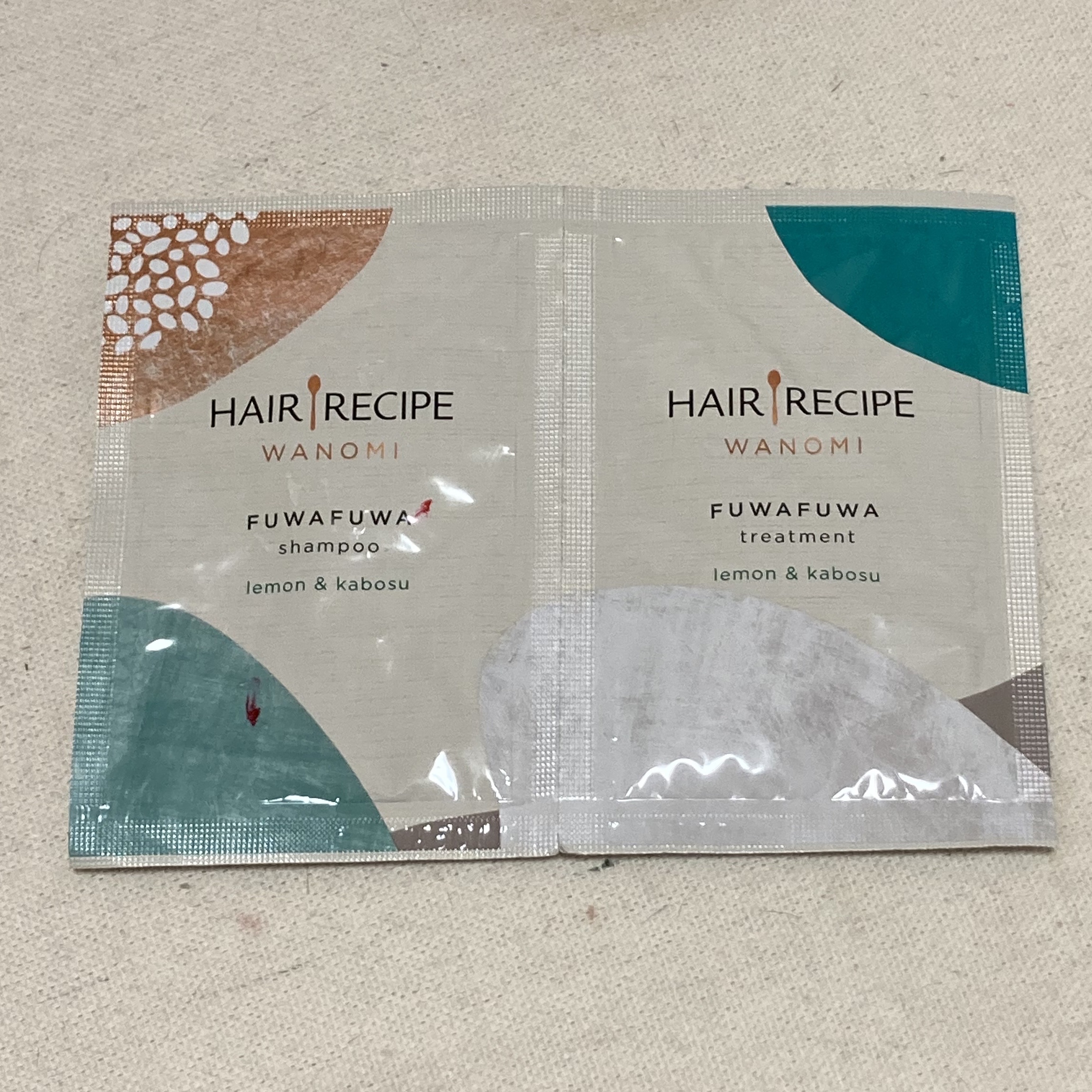 ふわふわ シャンプー／トリートメント お試しサシェ/WANOMI/シャンプー・コンディショナーを使ったクチコミ（1枚目）