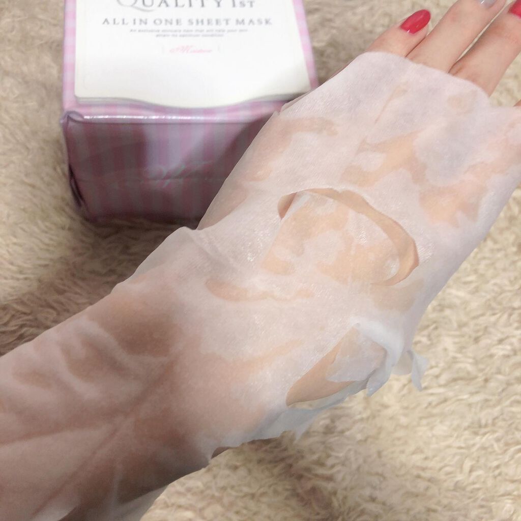 オールインワンシートマスク モイストEX/クオリティファースト/シートマスク・パックを使ったクチコミ(5枚目)