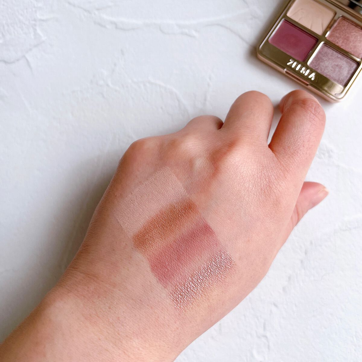 アニマルアイシャドウ(4シェード) 08 縁結び御守/ZEESEA/アイシャドウパレットを使ったクチコミ（3枚目）