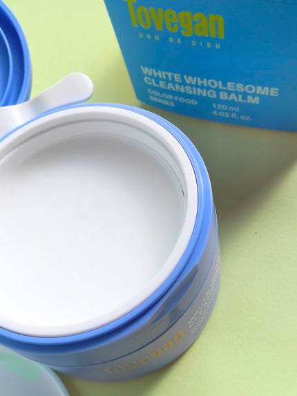 カラーフードシリーズホワイトホールサムクレンジングバーム/Tovegan/クレンジングバームを使ったクチコミ(2枚目)