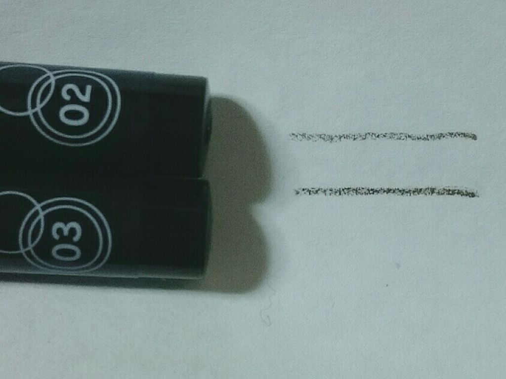 超細芯アイブロウ/CEZANNE/アイブロウペンシルを使ったクチコミ（3枚目）