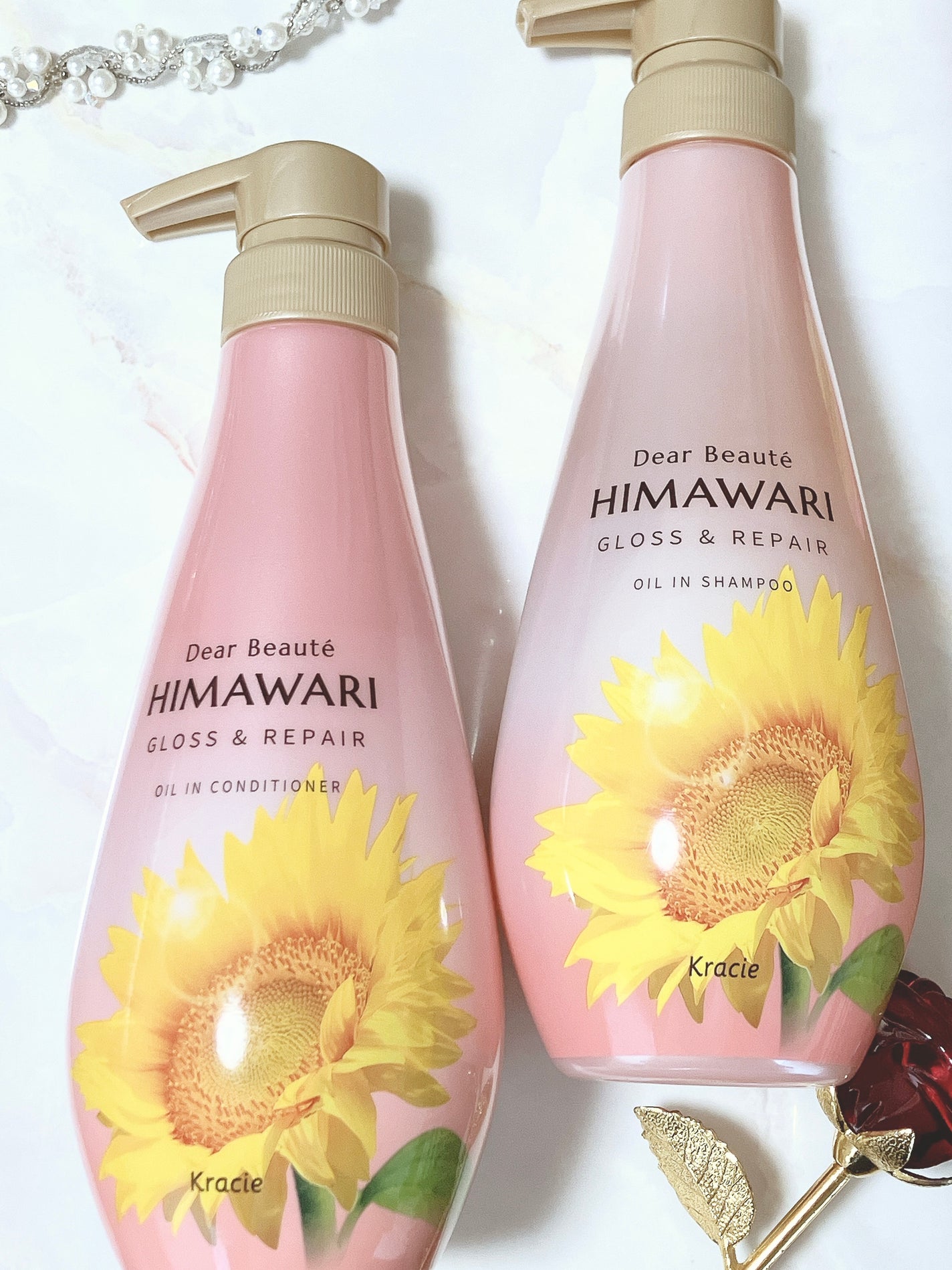 オイルインシャンプー/オイルインコンディショナー (グロス&リペア)/ディアボーテ/市販シャンプーを使ったクチコミ(2枚目)