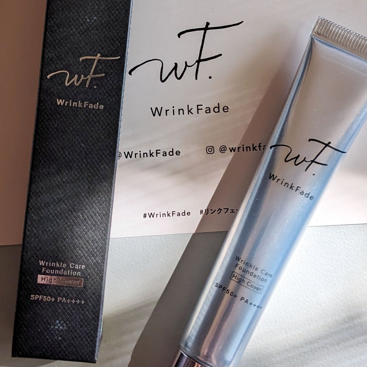 リンクルハイカバーファンデーション/WrinkFade/クリーム・エマルジョンファンデーションを使ったクチコミ(6枚目)