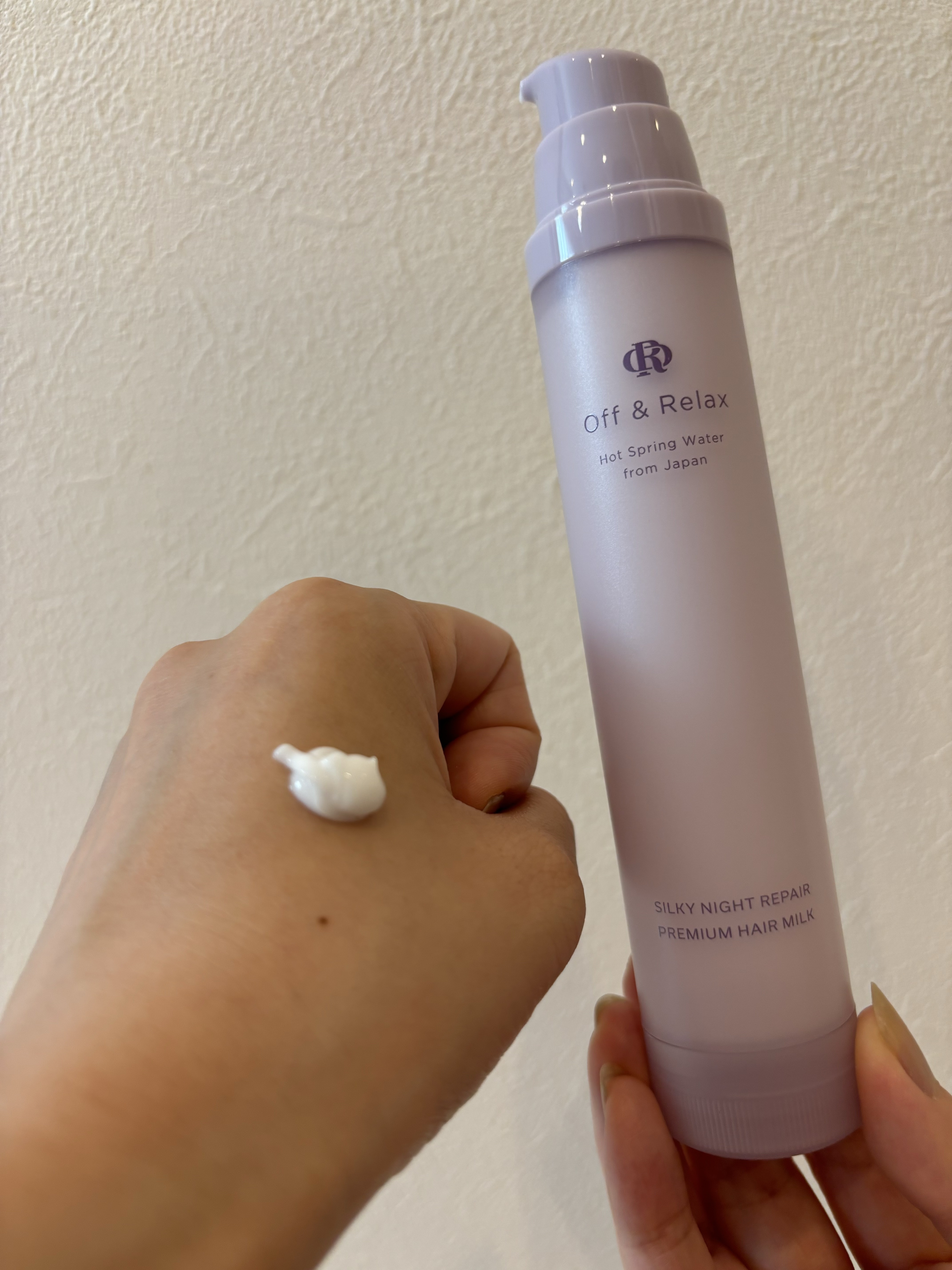 ＯＲシルキーナイトリペアプレミアムヘアミルク/Off&Relax/ヘアミルクを使ったクチコミ（2枚目）