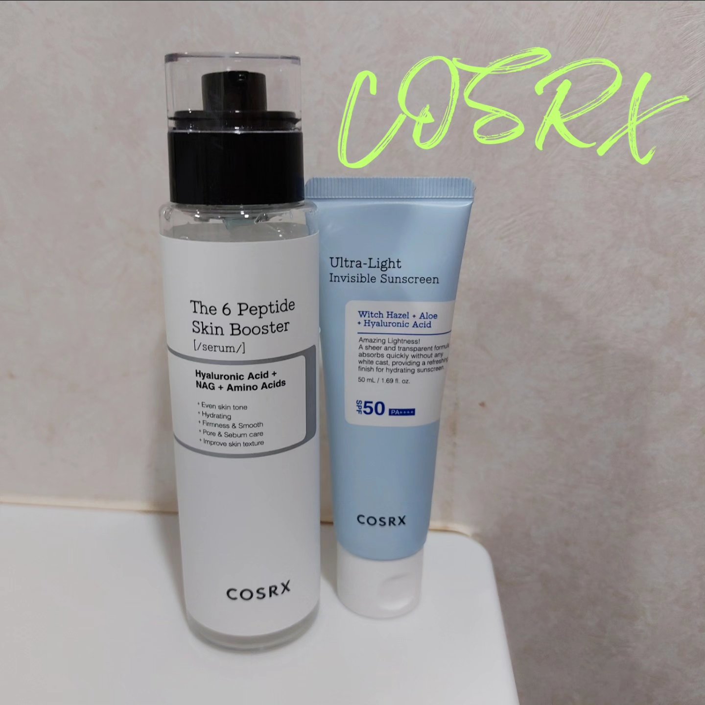 ウルトラライト透明UVクリーム/COSRX/日焼け止めクリームを使ったクチコミ（1枚目）