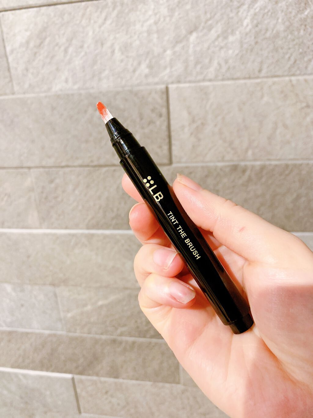 ティント ザ ブラッシュ/LB/リップティントを使ったクチコミ（3枚目）