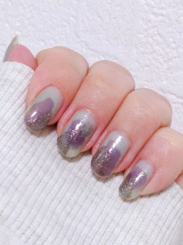 pa nail collective pa オパールベールコート care03のクチコミ「#セルフネイル 

【1〜5枚目】
D-UP ネイルファンデーション シアーラベンダー
ちふれ.....」（2枚目）