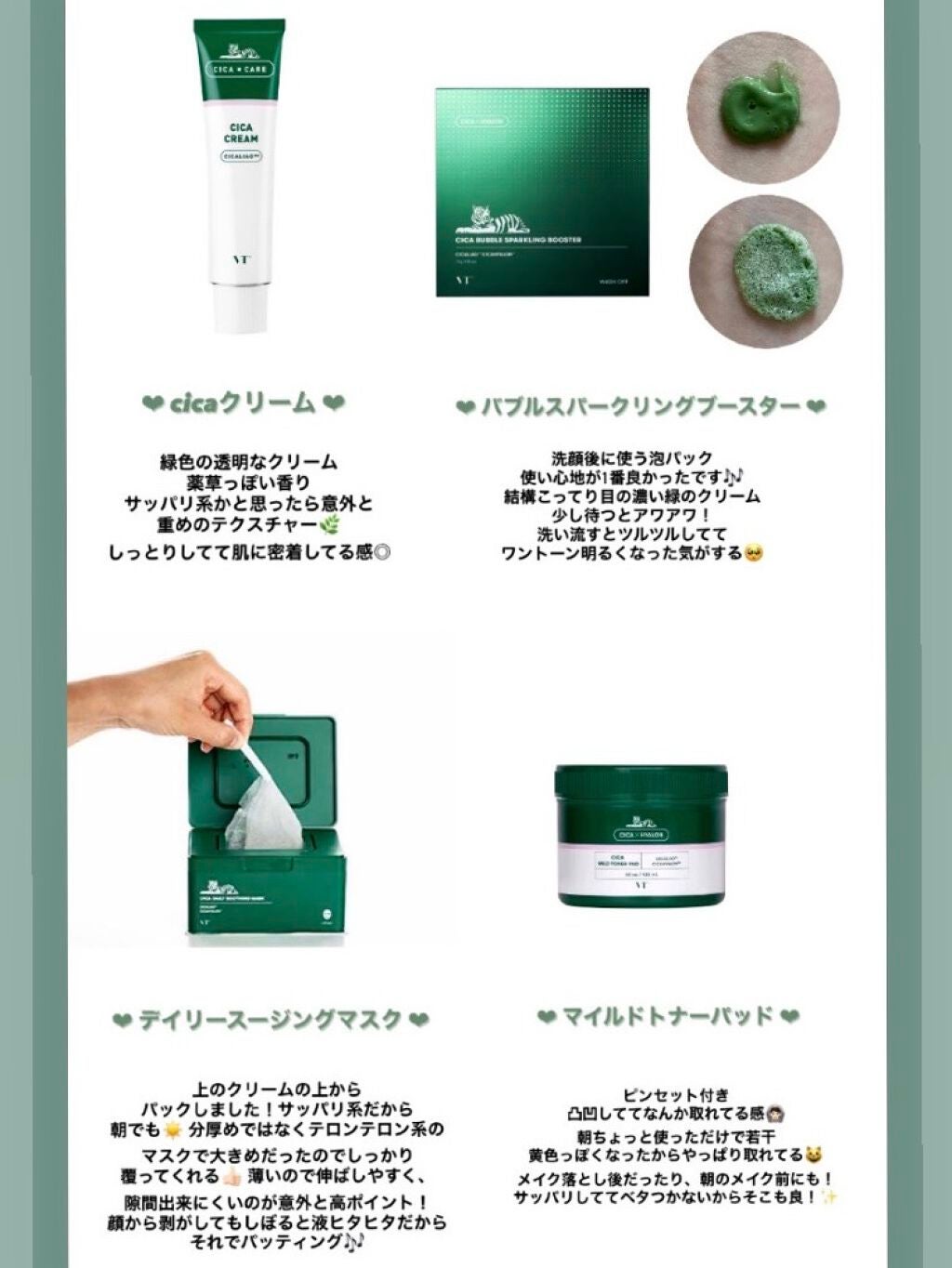 CICA クリーム/VT/フェイスクリームを使ったクチコミ(2枚目)