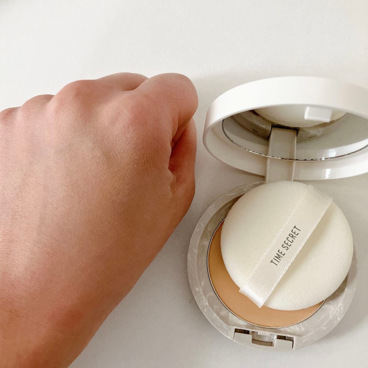 ミネラル 薬用プレストパウダー/TIME SECRET/プレストパウダーを使ったクチコミ(3枚目)
