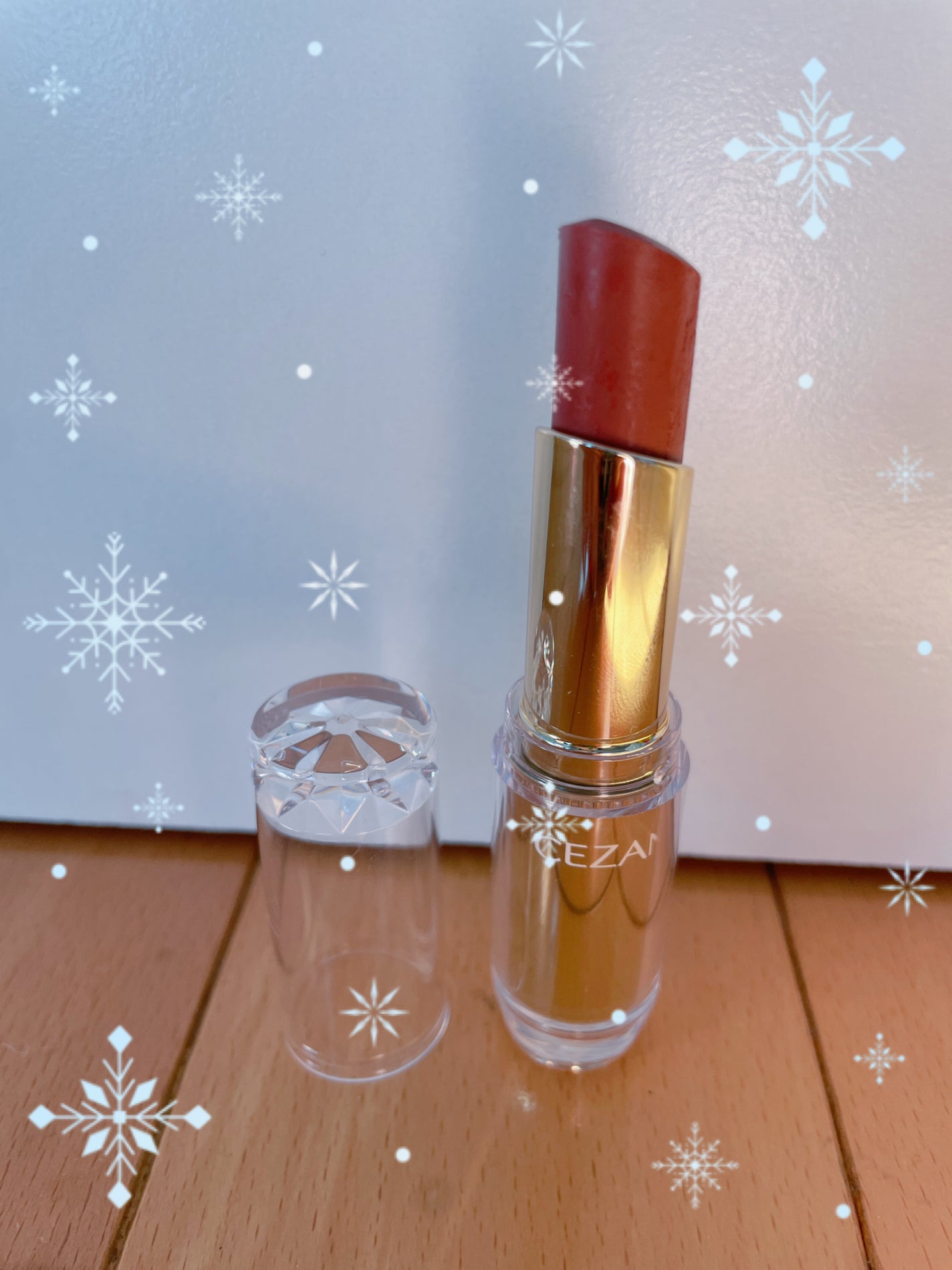 ラスティンググロスリップ/CEZANNE/口紅を使ったクチコミ(1枚目)