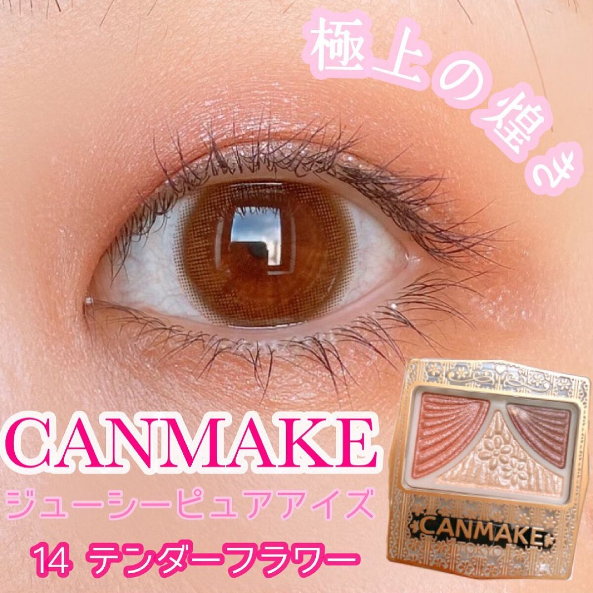 ジューシーピュアアイズ/キャンメイク/アイシャドウパレットを使ったクチコミ(1枚目)