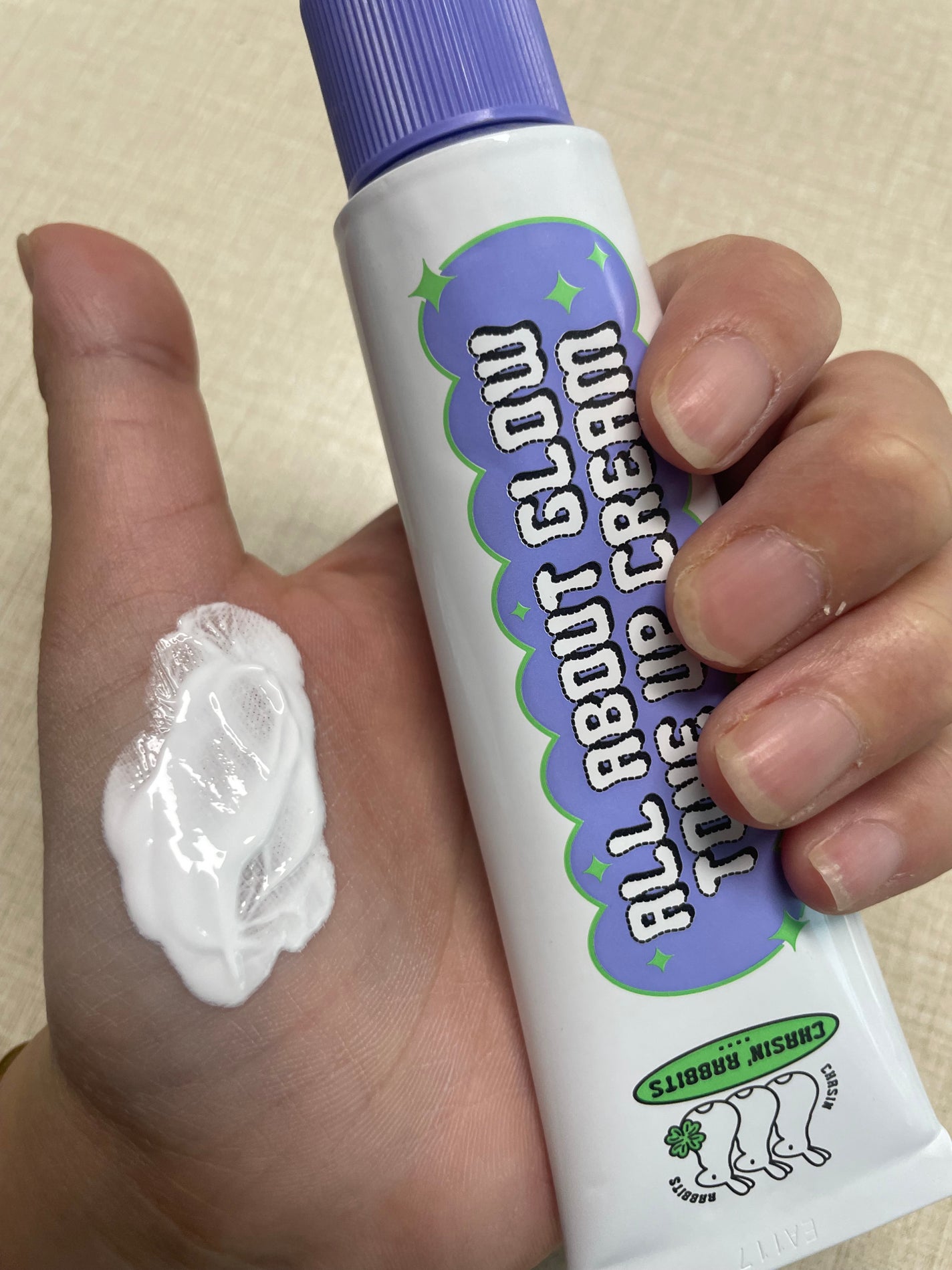 オールアバウトグロウトーンアップクリーム/CHASIN'RABBITS/化粧下地を使ったクチコミ(3枚目)