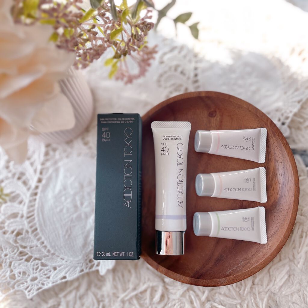 アディクション スキンプロテクター カラーコントロール SPF 40 PA+++/ADDICTION/化粧下地を使ったクチコミ(1枚目)