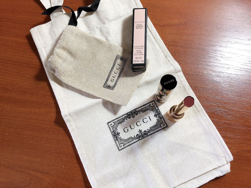 グッチ ルージュ ドゥ ボーテ ブリアン/GUCCI beauty/口紅を使ったクチコミ（1枚目）