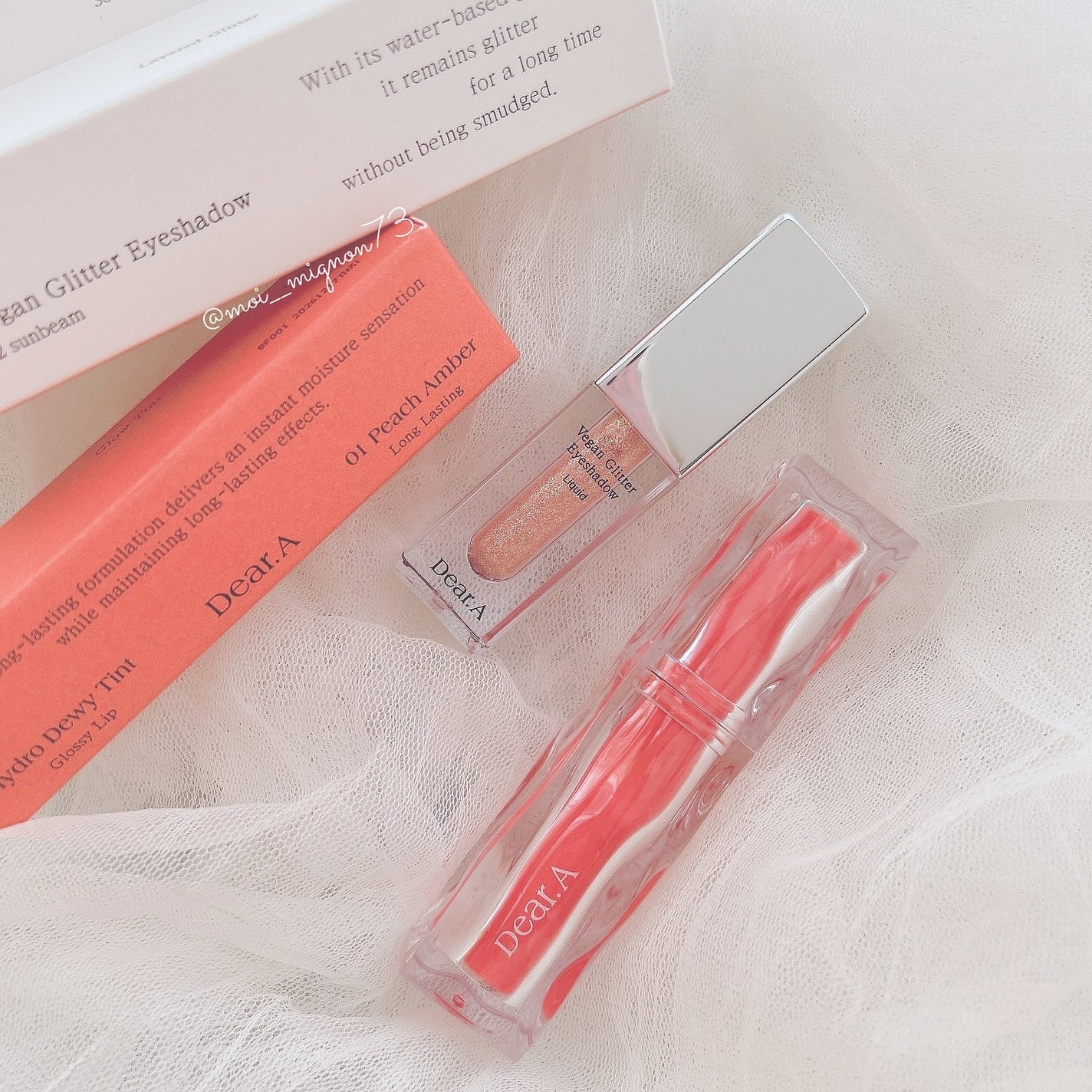 グリッターアイシャドウ/Dear.A/グリッターを使ったクチコミ(4枚目)