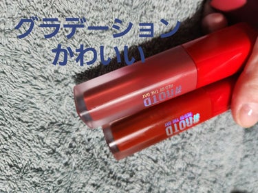 VELVET SMUDGING TINT/TONYMOLY/口紅を使ったクチコミ（2枚目）