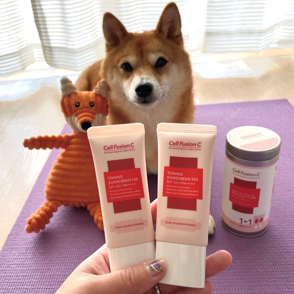 トーニングサンスクリーン100/Cell Fusion C(セルフュージョンシー)/日焼け止めクリームを使ったクチコミ(1枚目)