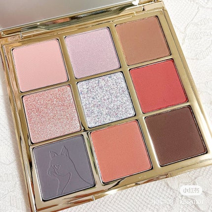 長相思シリーズ 9色アイシャドウパレット/CATKIN/アイシャドウパレットを使ったクチコミ(4枚目)