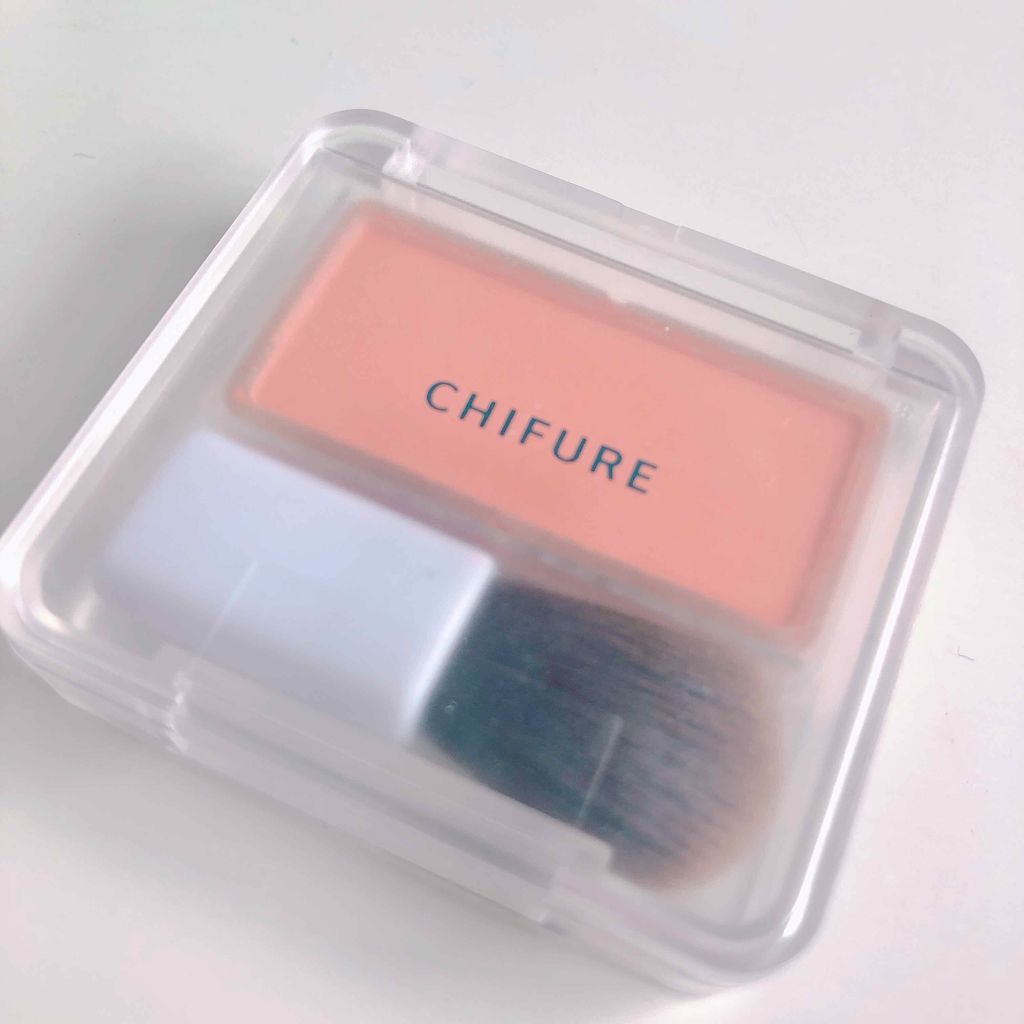 チーク カラー(ブラシ付)/ちふれ/パウダーチークを使ったクチコミ(1枚目)