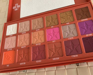 BLOOD SUGAR Eyeshadow Palette/Jeffree Star Cosmetics/パウダーアイシャドウを使ったクチコミ（3枚目）