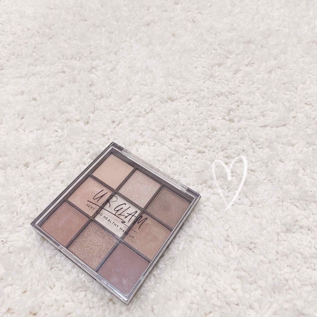 UR GLAM BLOOMING EYE COLOR PALETTE/U R GLAM/アイシャドウパレットを使ったクチコミ(1枚目)