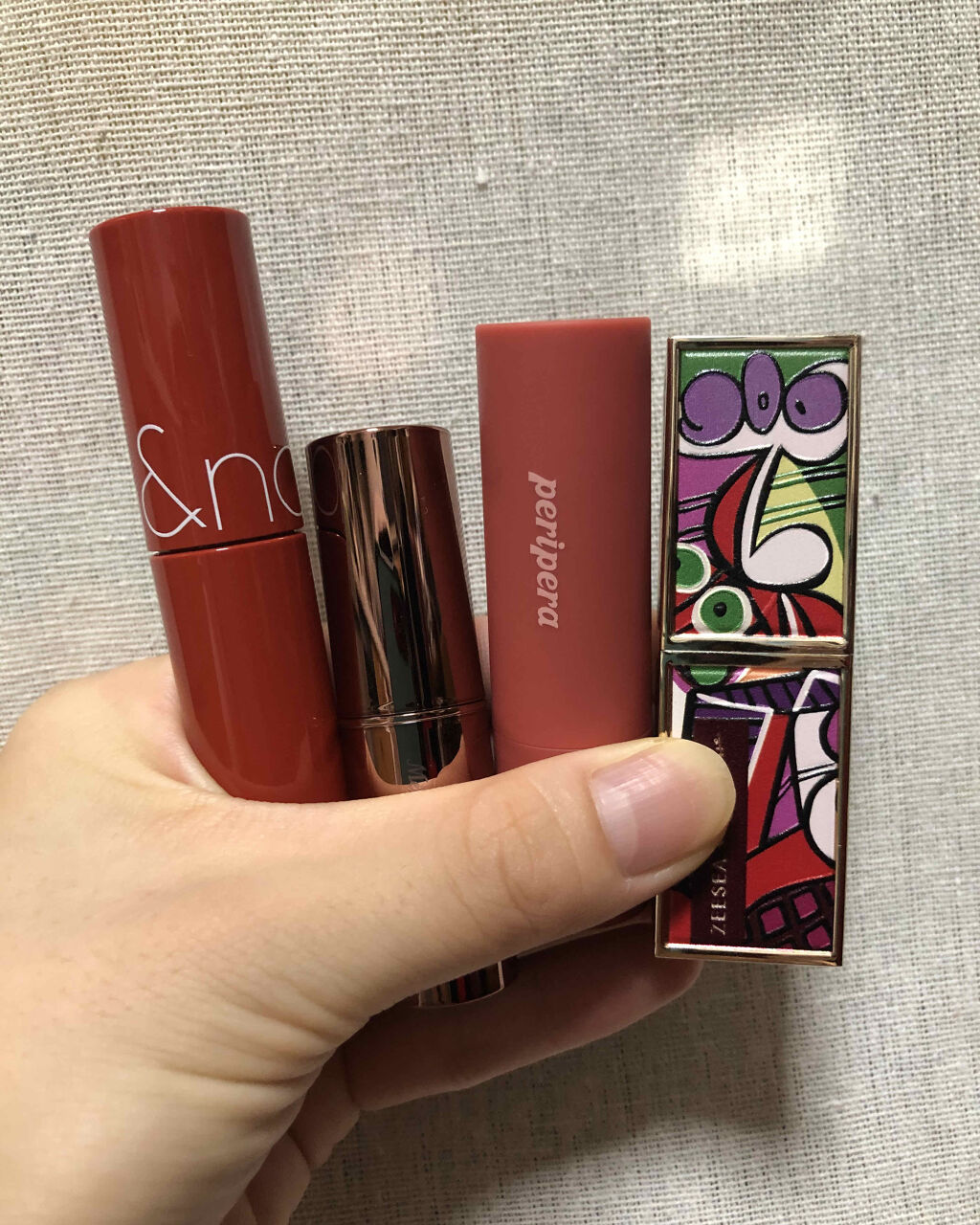 ラスティング リップカラーN/CEZANNE/口紅を使ったクチコミ（1枚目）