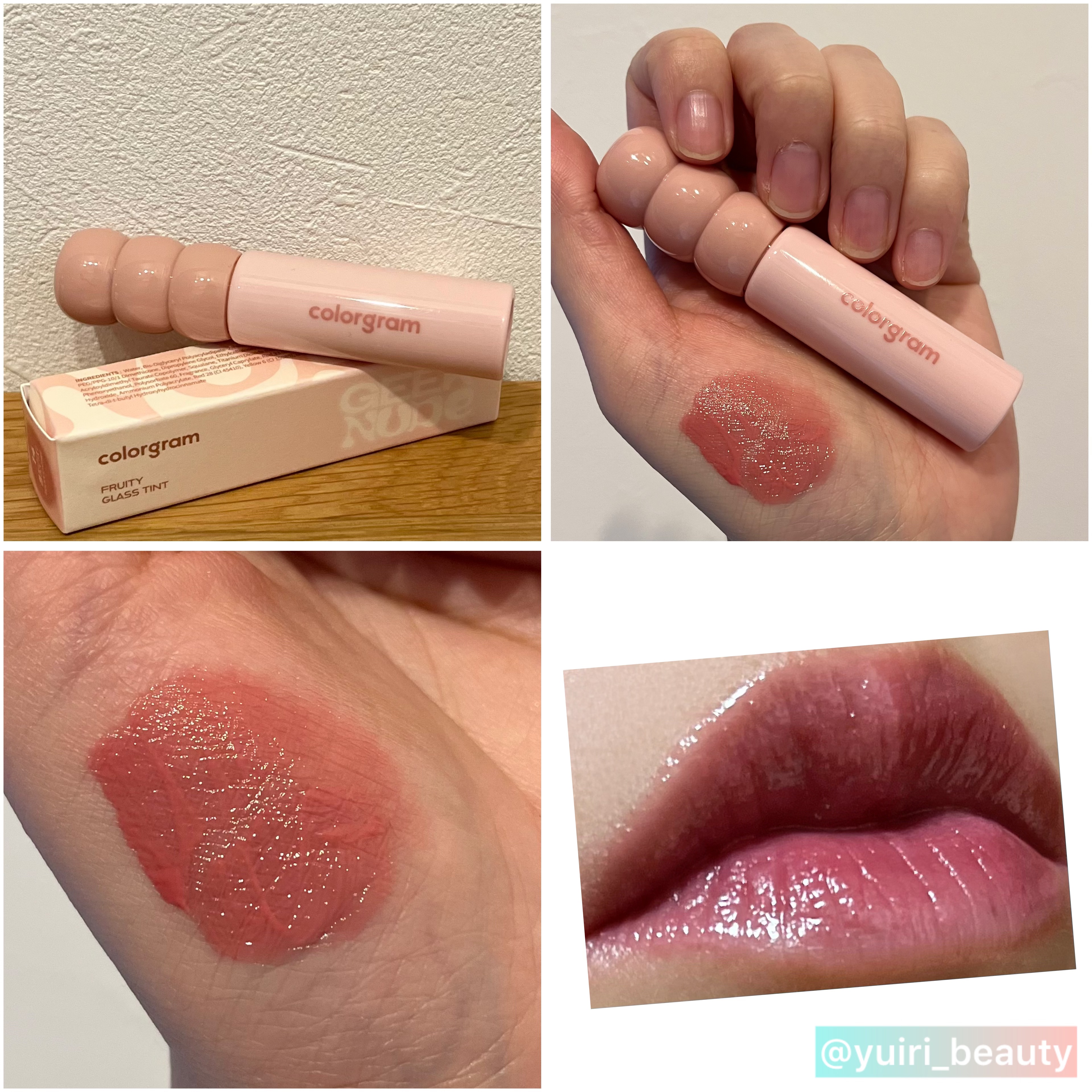 タンフルグラスティント/Colorgram/リップティントを使ったクチコミ（3枚目）