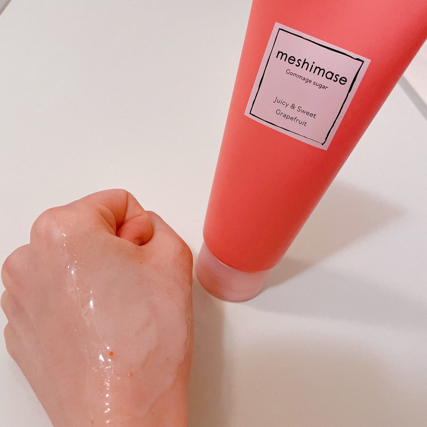 ゴマージュシュガー/meshimase/ボディスクラブを使ったクチコミ(3枚目)