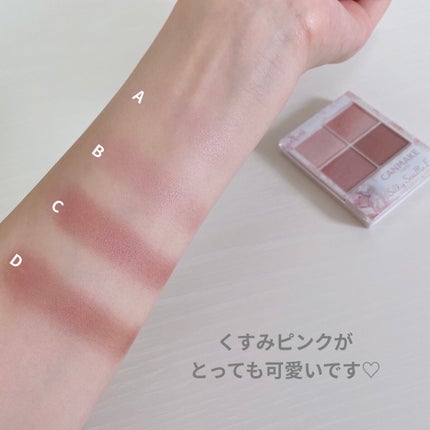 シルキースフレアイズ/キャンメイク/アイシャドウパレットを使ったクチコミ(3枚目)