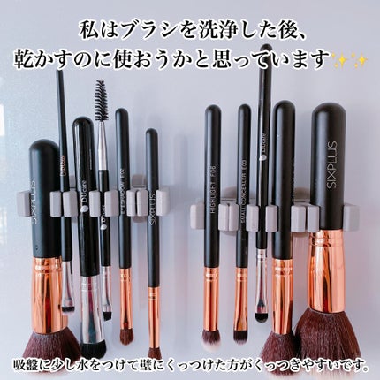 COLOさん˚✧₊⁎❝᷀ົཽ≀ˍ̮ ❝᷀ົཽ⁎⁺˳✧༚ on LIPS 「・今日たまたま行ったDAISOに気になる物発見✨✨メイクブラシ..」(5枚目)