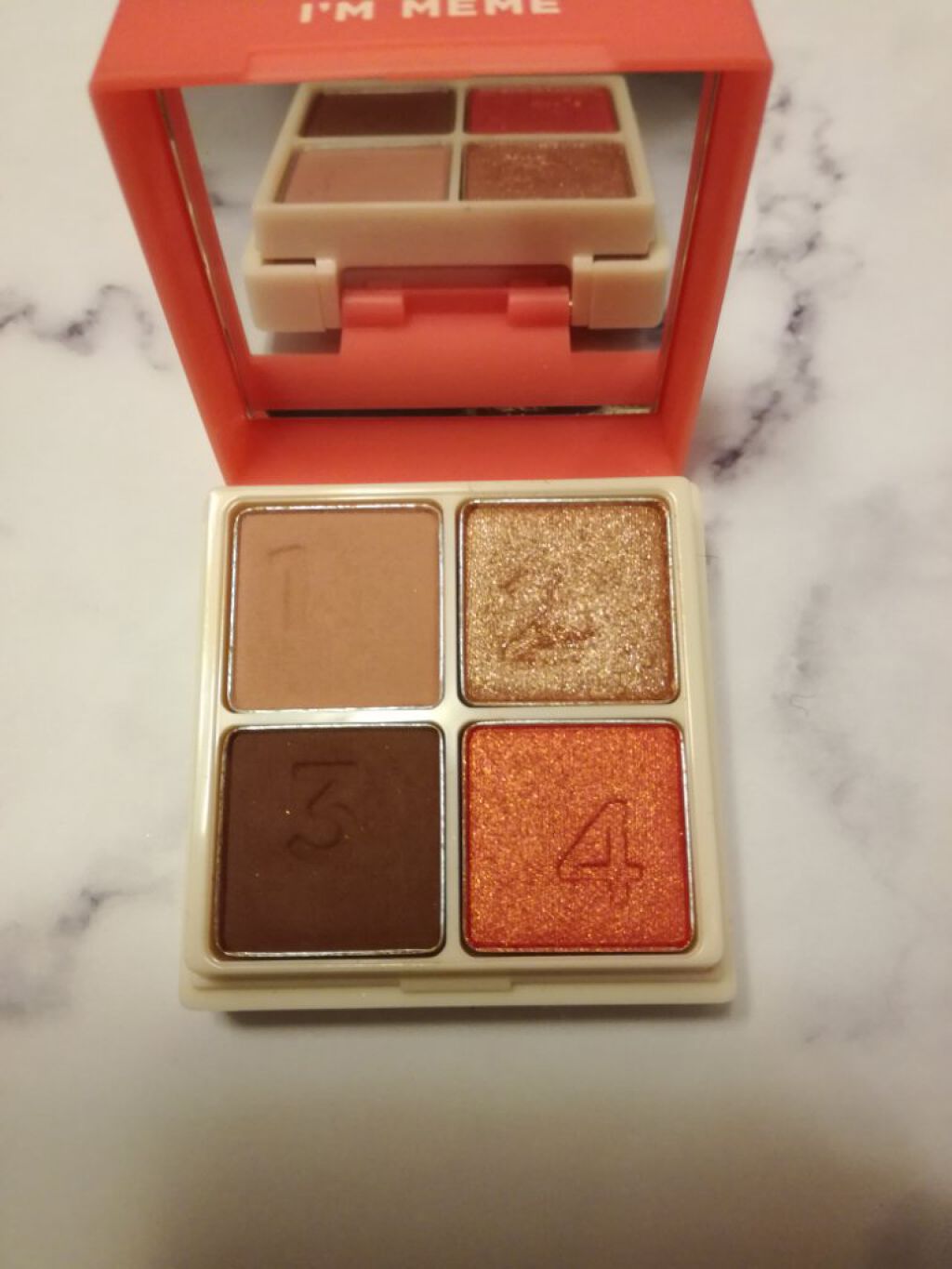 マルチキューブ/i’m meme/アイシャドウパレットを使ったクチコミ(2枚目)