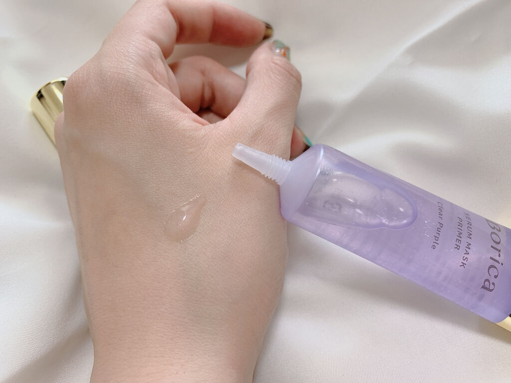 美容液マスクプライマー＜クリアパープル＞/Borica/化粧下地を使ったクチコミ（3枚目）