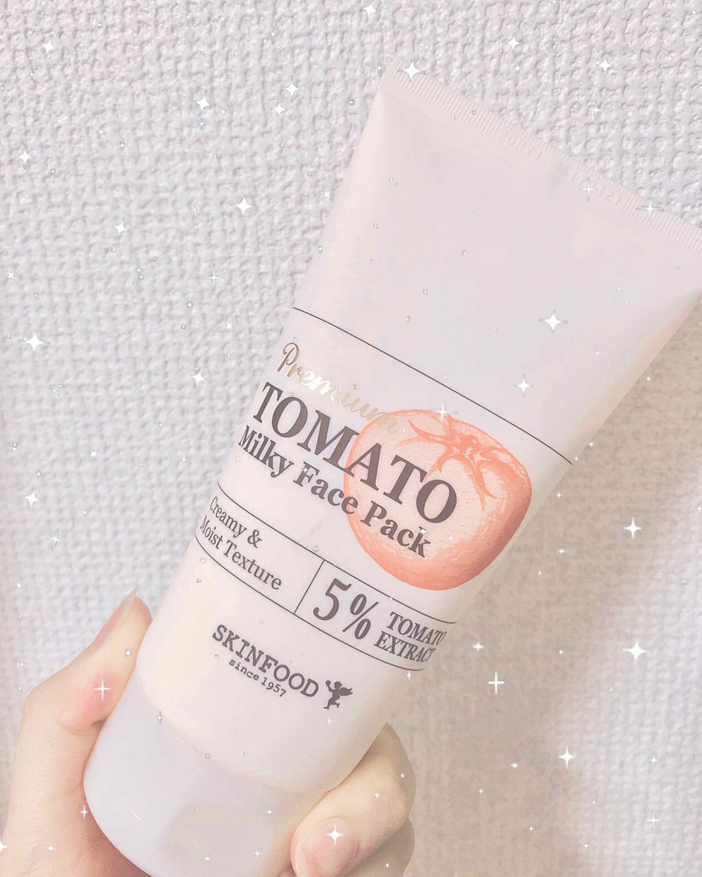 プレミアムトマト ミルキーフェイスパック/SKINFOOD/洗い流すパック・マスクを使ったクチコミ(1枚目)