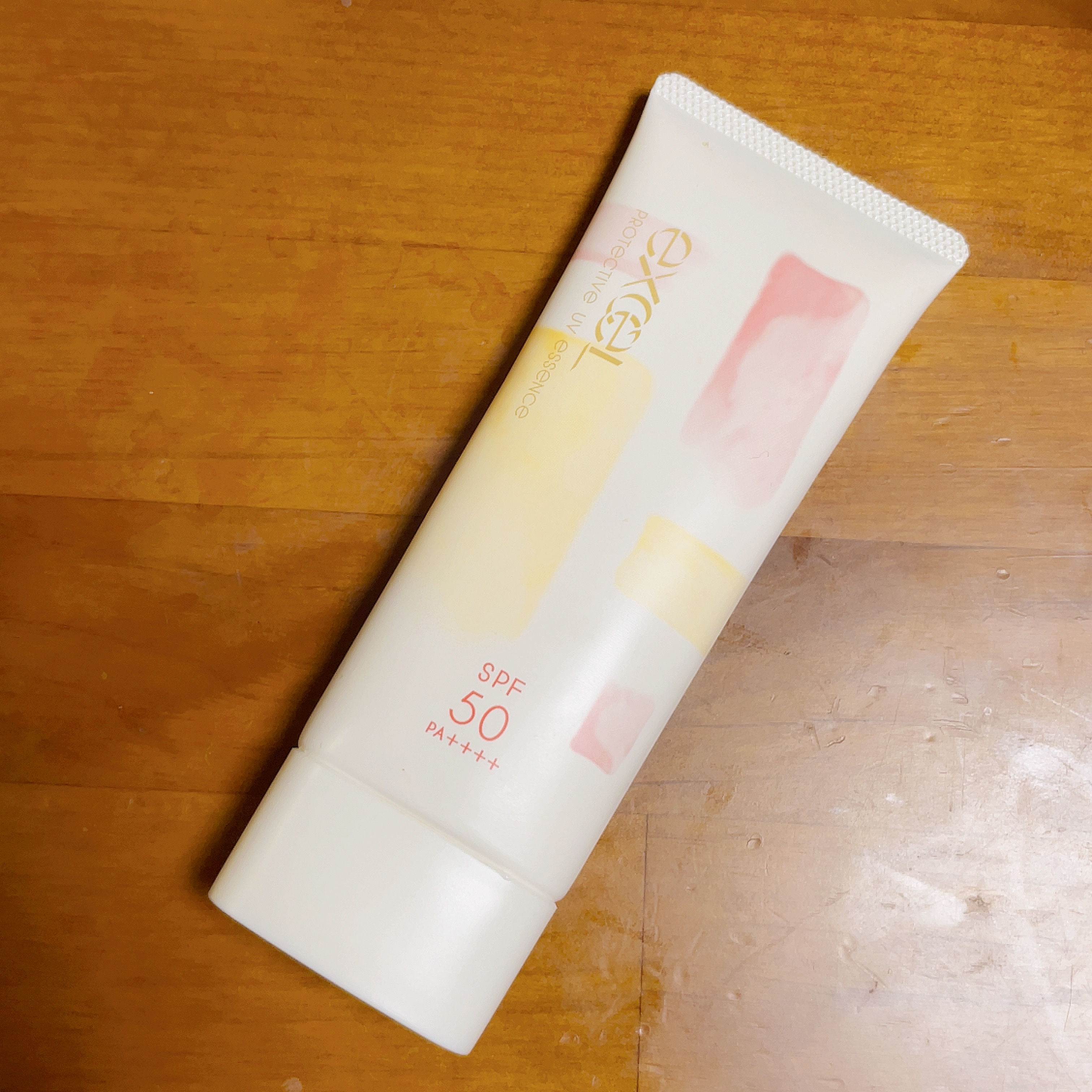 プロテクティブ UVエッセンス 01 ティー＆フィグ(’23)/excel/日焼け止めローションを使ったクチコミ（1枚目）